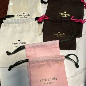 Kate Spade Pink, Cream, and Brown Pouch Sets